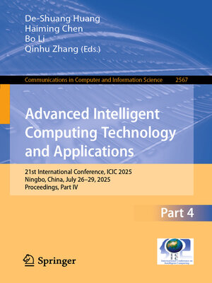 cover image of Advanced Intelligent Computing Technology and Applications
